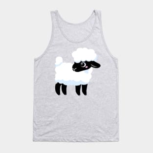 Simple Fluffy Lamb 2 Tank Top